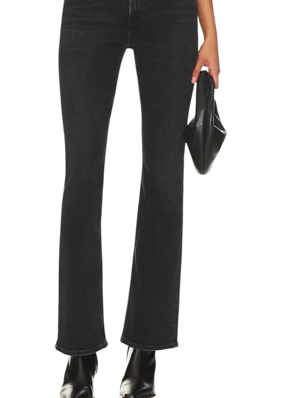 Agolde Nico black high waisted jeans